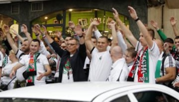 Legia hooligans involved in violent clashes at Bernabeu