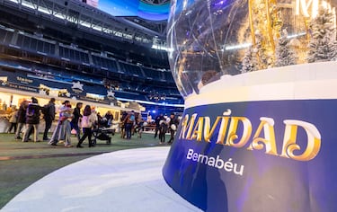 El estadio Santiago Bernabéu acoge la 'Mavidad Bernabeu'. Un envento para toda la familia en el que se puede disfrutar de un buen plan en estas fechas navideñas.