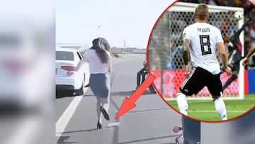 Japanese girl's bottle kick draws Toni Kroos goal comparisons
