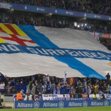 EL ESPÍRITU. El ‘No Surrender’ (‘no nos rendimos’) de la Curva ante el Real Madrid es la épica de la obligación a la que apela hoy el club.