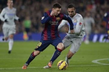 Lionel Messi y Jesús Gámez.