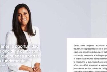 LaLiga supera en un 6% la media nacional de mujeres directivas
