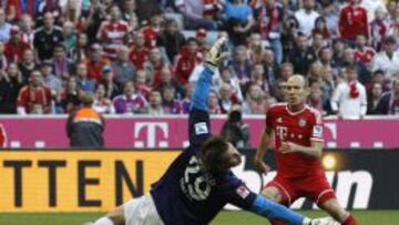 Robben marc&oacute; el empate y el Bayern despu&eacute;s fue una apisonadora.