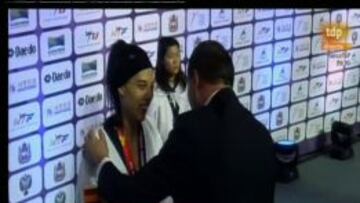 Eva Calvo recibe su medalla de plata