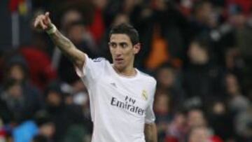 Di María, en el partido frente al Galatasaray.