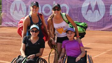 El emotivo e importante apoyo del tenis femenino a la Teleton