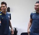 Marcelo y Casemiro ya están en Londres con la 'Canarinha'