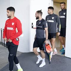 Desescalada en Málaga: Trabajo individual y desinfección de La Rosaleda