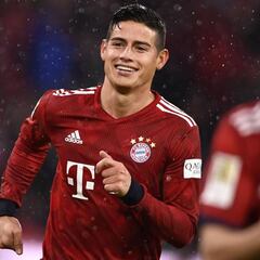 James, elegido como el mejor jugador del Bayern en marzo