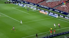¿Es un futbolista o Bolt? La increíble jugada de figura del Atlético ante Alavés