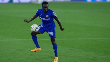 Dakonam Ortega Djene of Getafe during LaLiga, football match played between Real Betis Balompie and Getafe Club Futbol at Benito Villamarin Stadium on February 19, 2021 in Sevilla, Spain.
 AFP7 
 19/02/2021 ONLY FOR USE IN SPAIN