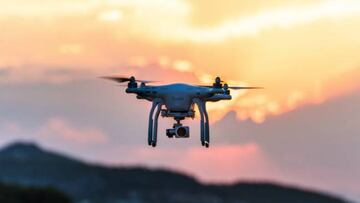 Un dron en una imagen de archivo