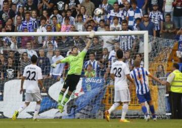 Trofeo Teresa Herrera. Deportivo de la Coruña - Real Madrid. Iker Casillas.