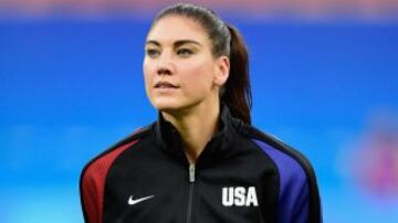 Hope Solo, portera de la Selección de Estados Unidos