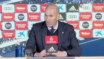 Zidane: "Lo más importante para Vinicius no es el gol; hoy lo ha hecho bastante bien"