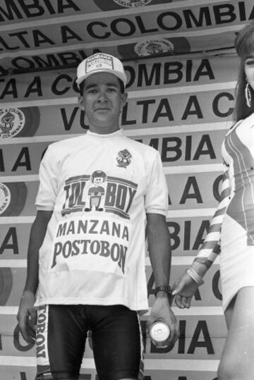 Nació en Paipa en 1968. Ganó en tres oportunidades la Vuelta a Colombia.