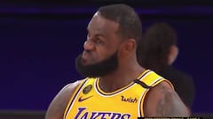 Da para meme: LeBron pidiéndole a Davis que active su 'modo Godzilla'