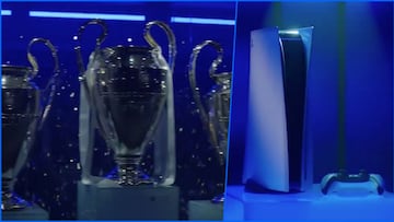 El Real Madrid da la bienvenida a PS5 en España con un vídeo en su sala de trofeos