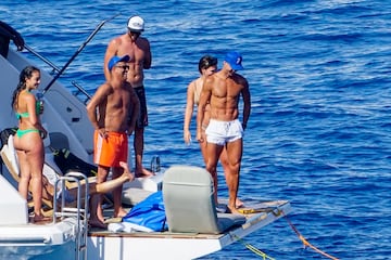 Cristiano Ronaldo y Georgina Rodríguez disfrutaron en las Islas Baleares de sus vacaciones.