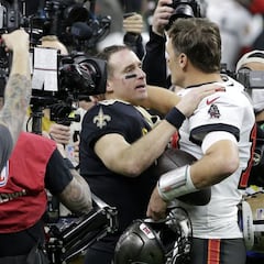 Tom Brady y los Bucs le ganan el duelo a Drew Brees y los Saints