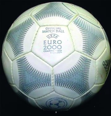 The Adidas 'Terrestra Silverstream' was the ball used for the tournament that was co-hosted in Holland and Belgium.