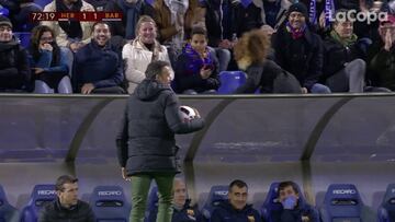 Los toques de Luis Enrique que desataron la risa en la grada