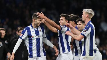 23/02/25 PARTIDO PRIMERA DIVISION
REAL SOCIEDAD - LEGANES
Gol zacksrian *** Local Caption *** 23/02/25