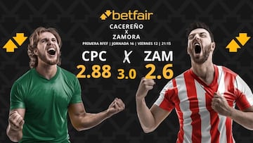 CP Cacereño vs. Zamora CF: horario, dónde ver, pronósticos y clasificación