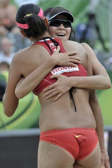 Quinta ronda del Campeonato del Mundo de Voley Playa celebrado en Polonia.