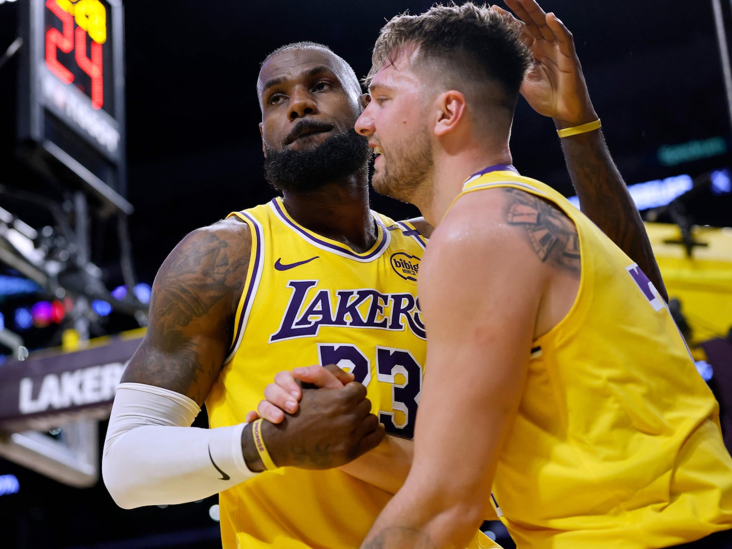Mixed news for Lakers fans after LeBron/Doncic injury update - AS USA