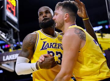 Luka Doncic and LeBron James injury updates