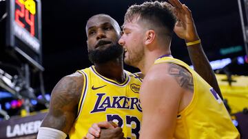 Luka Doncic and LeBron James injury updates