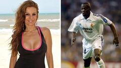 Sonia Monroy y Claude Makelele