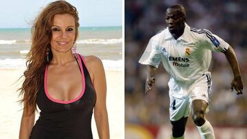 Sonia Monroy y Claude Makelele