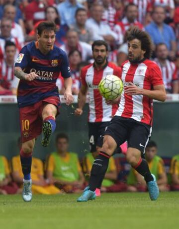 Lionel Messi y Beñat. 