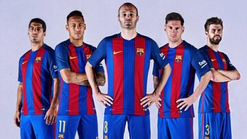NUEVA EQUIPACION CAMISETA DEL BARCELONA TEMPORADA 2016 - 2017