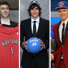 Los 13 europeos Top-5 del draft: Doncic, Gasol, Ricky, Bargnani...