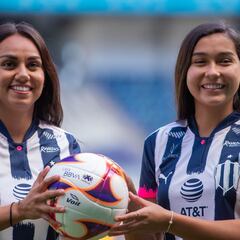 Rayadas presenta a Nicole Pérez y Andrea Sánchez como refuerzo