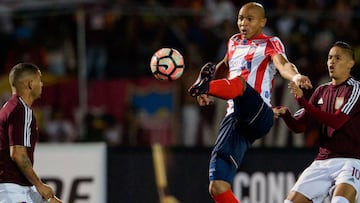 Junior de Barranquilla visita al Carabobo de Venezuela en la Copa Libertadores