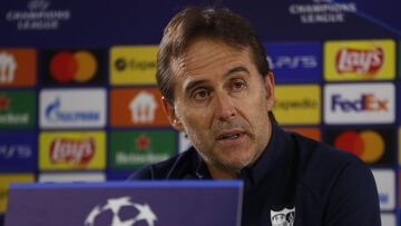 Julen Lopetegui, en Wolfsburgo.