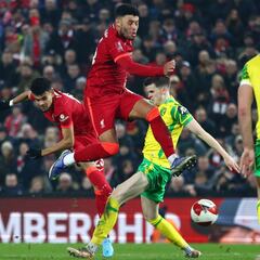 Luis Díaz entra en el final y Liverpool avanza a cuartos