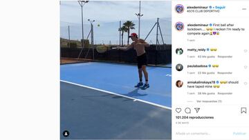 De Miñaur pide que le dejen entrenar tras saltarse las normas