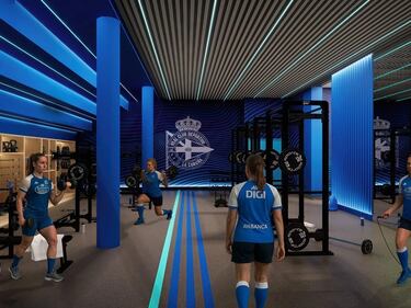 También se ha construido un nuevo bloque que alberga un espectacular gimnasio para la cantera dotado con todos los avances, nuevo parking y cierres.

