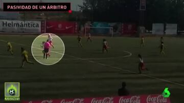 La pasividad de un árbitro en un partido femenino que ha indignado a ambos equipos