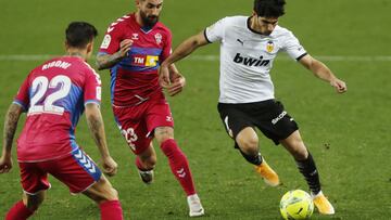 Guedes, contra el Elche.
