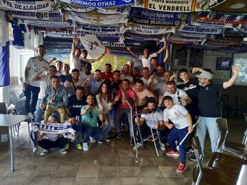 Así celebraron las peñas del Real Madrid el título de Liga