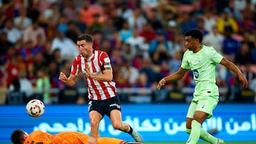 08/01/25 S PARTIDO XLI SUPERCOPA ESPAÑA EN ARABIA SAUDI SEMIFINAL
ATHLETIC BILBAO - BARCELONA
WOJCIECH SZCZESNY OSCAR DE MARCOS