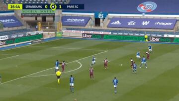 El año que lleva es de nota y muy alta: gran gol de Sarabia