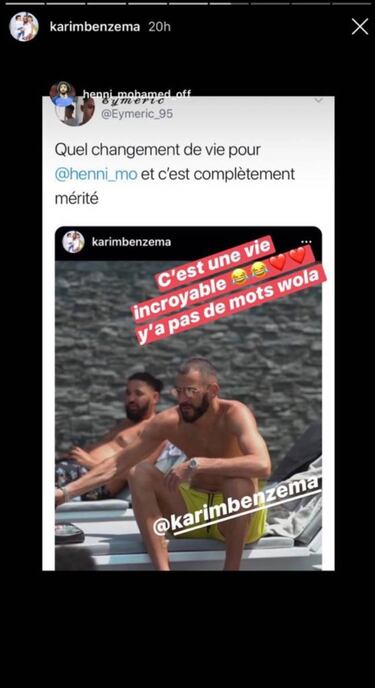 As¨ª han sido las vacaciones de lujo de Benzema