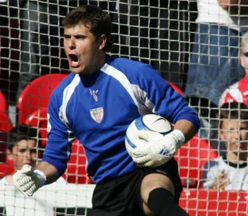 Aranzubia con el Athletic.